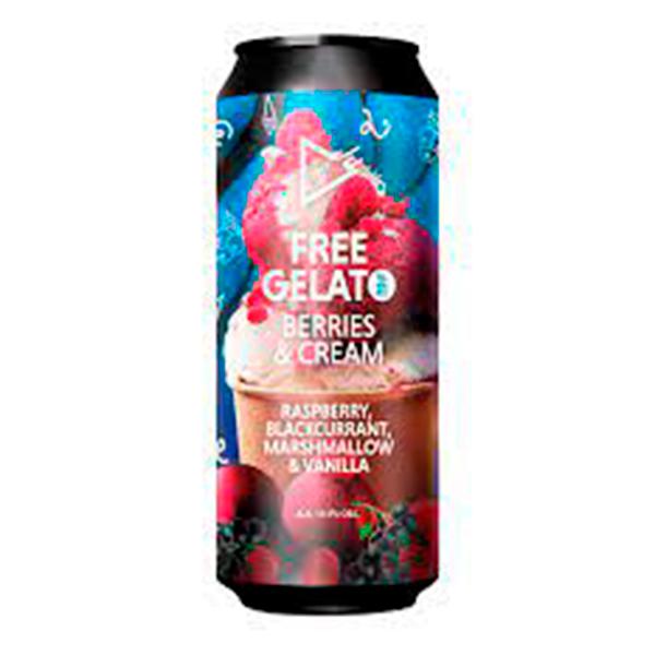 Funky Fluid Free Gelato Berries & Cream 0 5  50cl