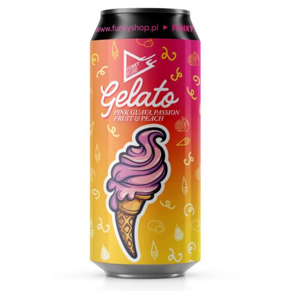 Funky Fluid Gelato Pink Guava Passion  5 6  50cl