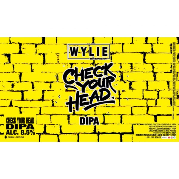 Wylie Check Your Head 8 5  44cl