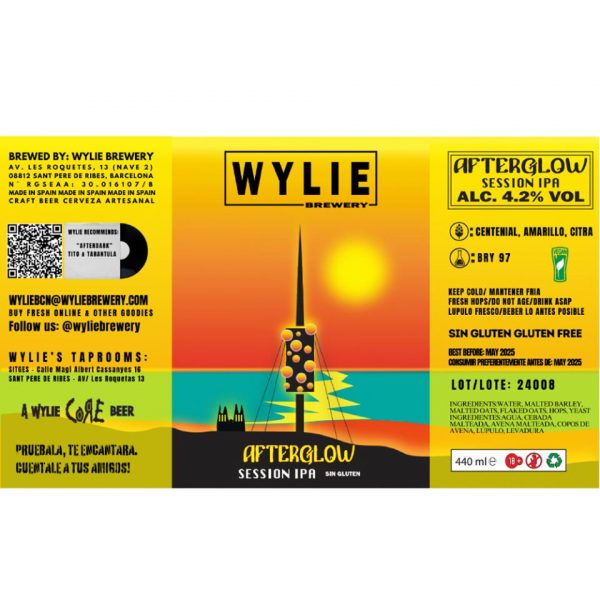 Wylie Afterglow Sin Gluten 4 2  44cl