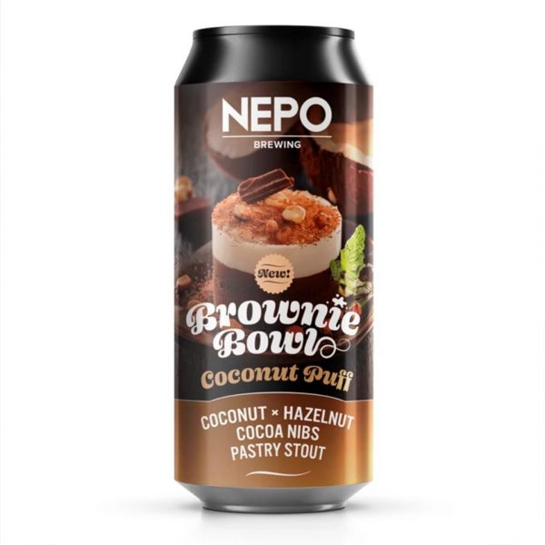 Nepomucen Brownie Bowl Coconut Puff 9  50cl