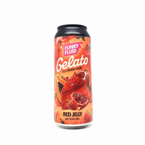 Funky Fluid Gelato Red Jelly 5 5  50cl