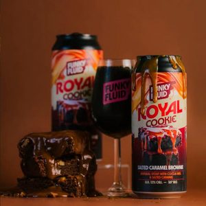 Funky Fluid Royal Cookie Salted Caramel br12  50cl