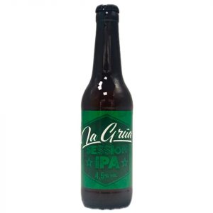 La Grua Session IPA Sin Gluten 4 5  33cl